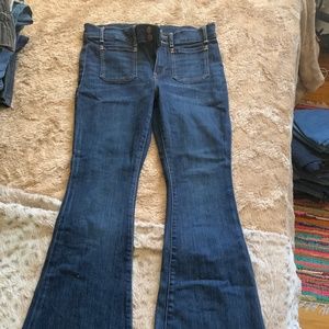 Express jeans flares size 8